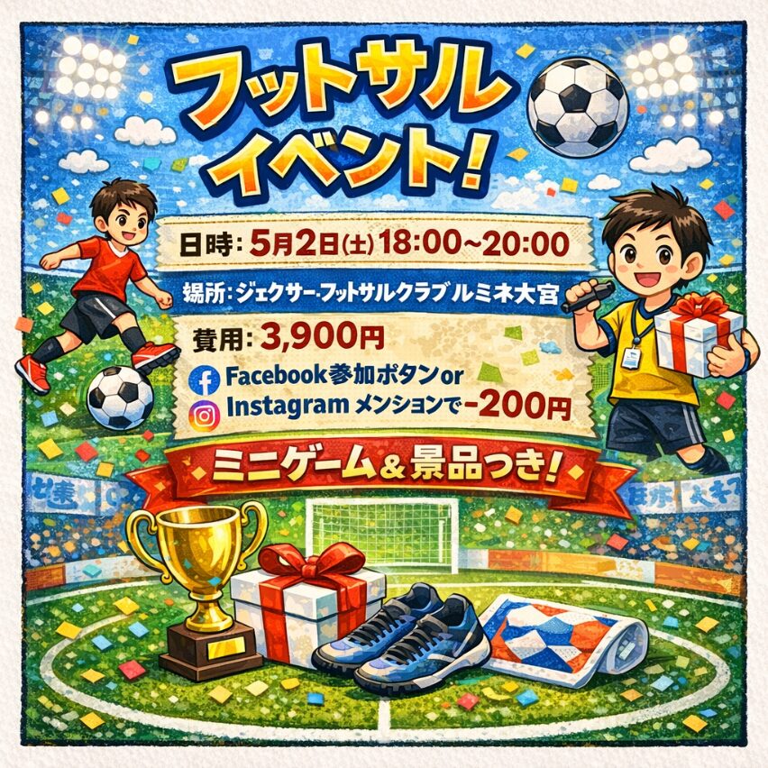 サムネイル：フットサルイベント